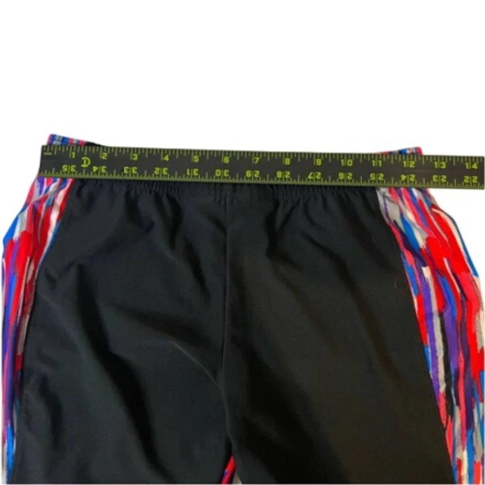 Nike Base Layer Pants Boys Size XL Colorful Stripes and Black‎ Elastic Waist
